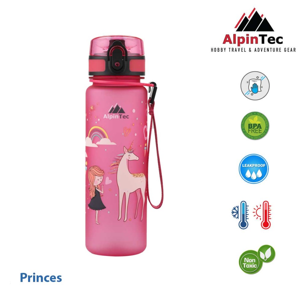 Παγούρι ALPINTEC Kids 500ml Πριγκήπισα - ροζ