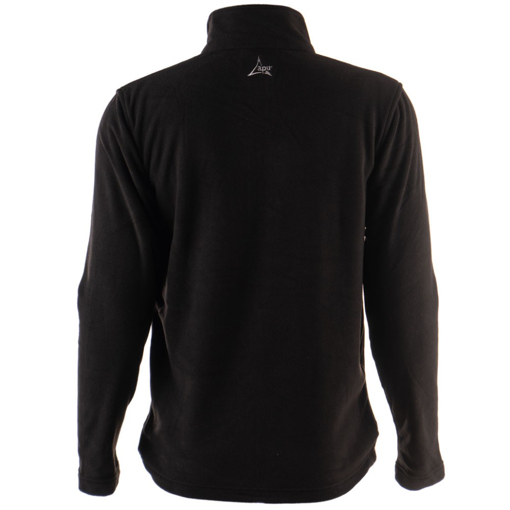Ζακέτα Fleece APU Eiger Full Zip - μαύρο