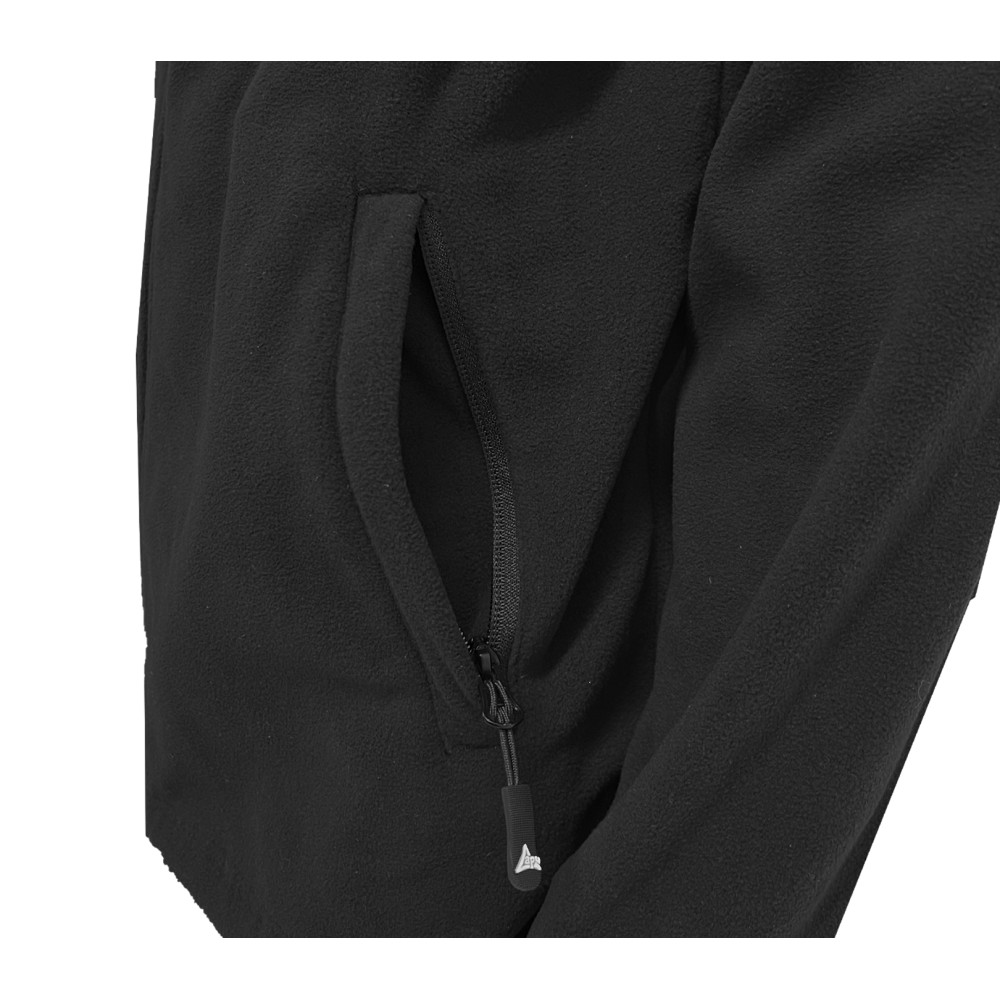 Ζακέτα Fleece APU Eiger Full Zip - μαύρο