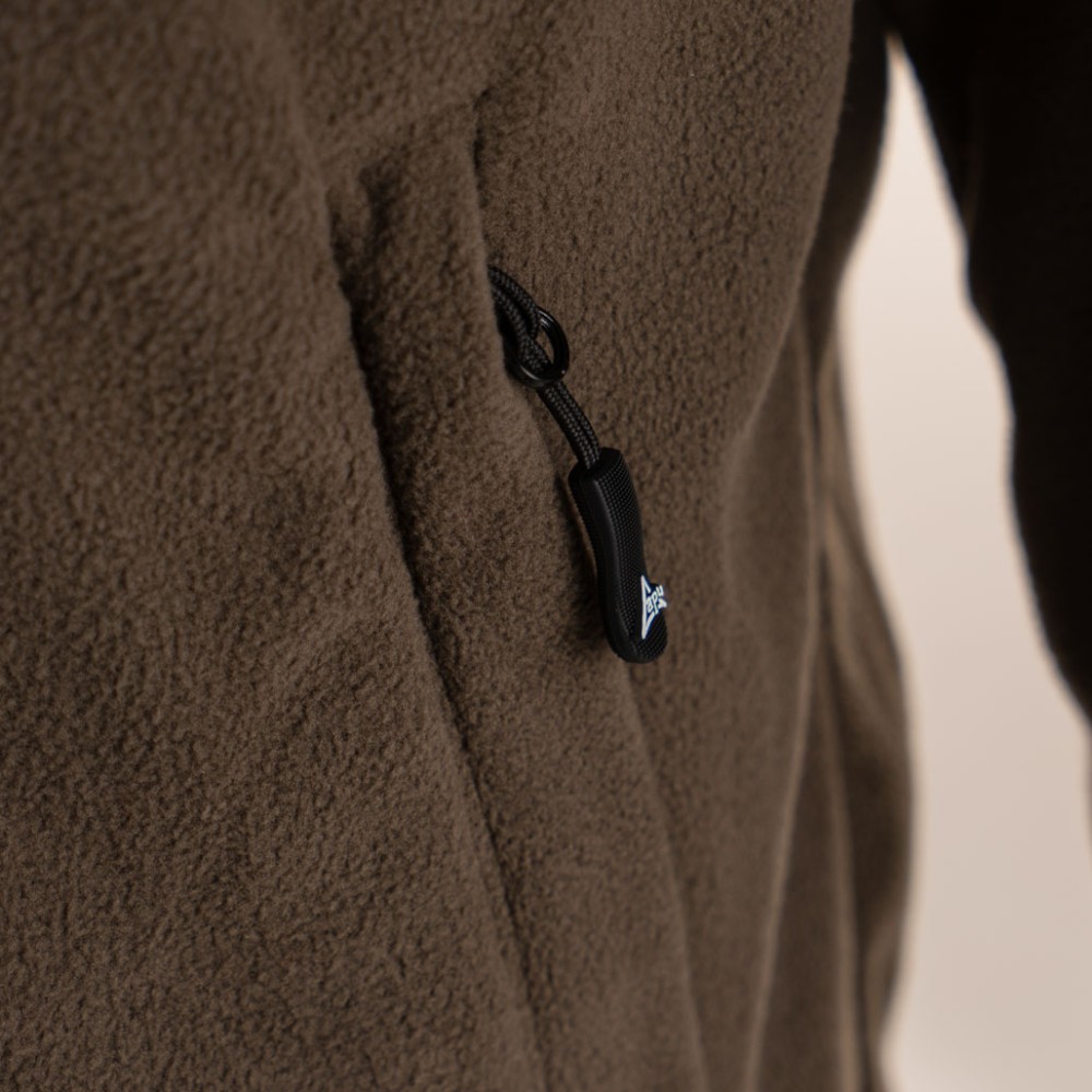 Ζακέτα Fleece APU Eiger Full Zip - χακί