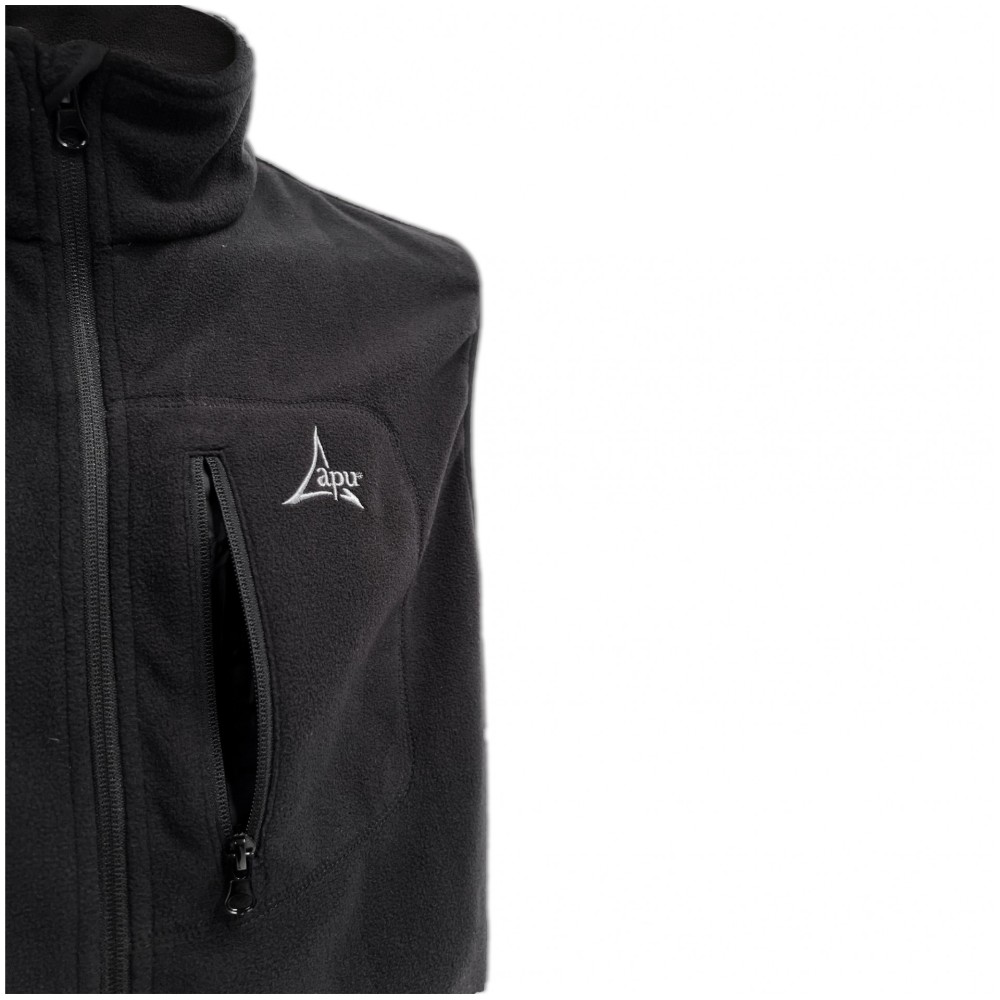 Γιλέκο Fleece APU Nepal Full Zip - μαύρο