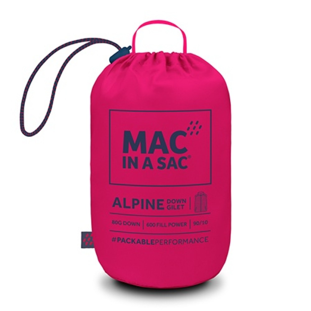 Πουπουλένιο γιλέκο γυναικείο MAC IN A SAC Alpine - φούξια