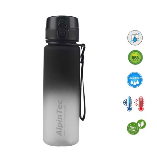 Παγούρι ALPINTEC Mood 500ml - μαύρο / λευκό