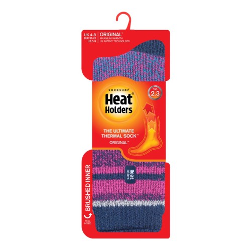 Γυναικείες κάλτσες HEAT HOLDERS Twist Crew - Bl. Twist