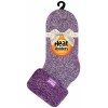 Γυναικείες κάλτσες HEAT HOLDERS Lounge - mauve / cream