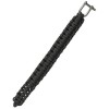 Βραχιόλι επιβίωσης paracord OUTDOOR EDC - μαύρο