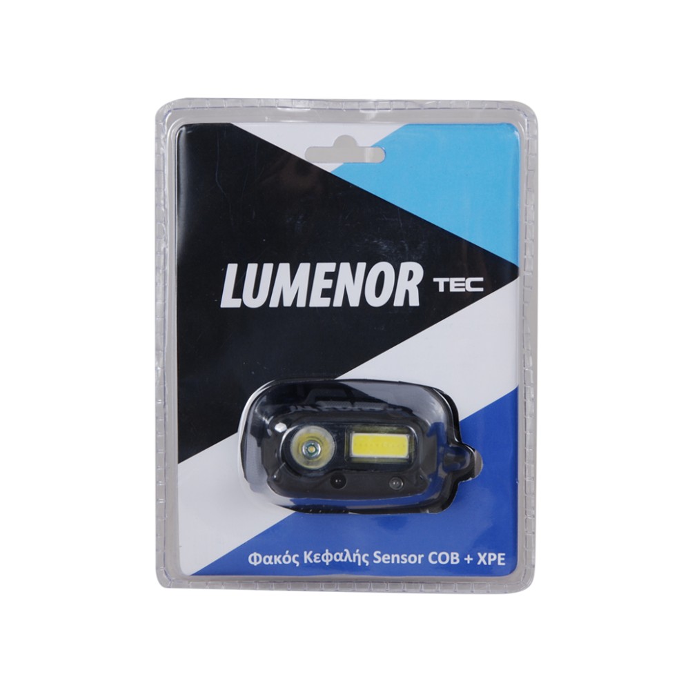 Φακός Κεφαλής sensor LUMENOR COB + XPE