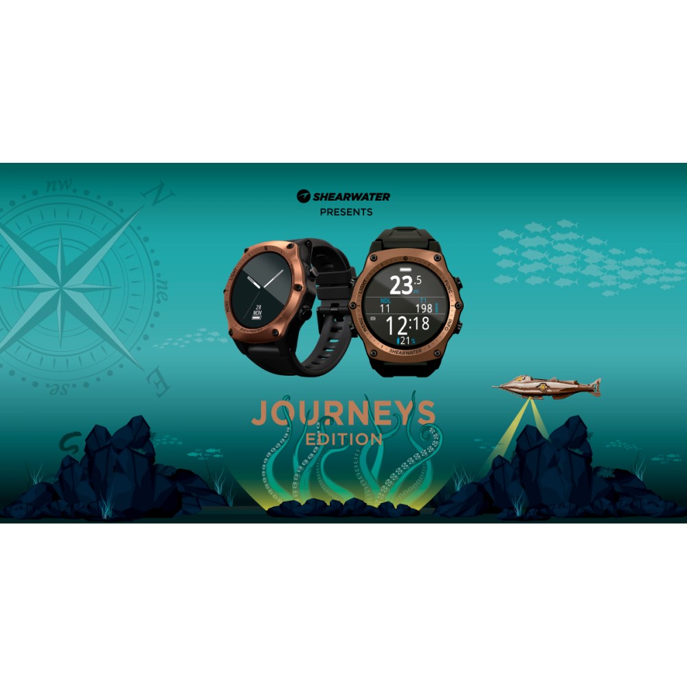 Υπολογιστής Κατάδυσης SHEARWATER Teric Bronze Journey Edition