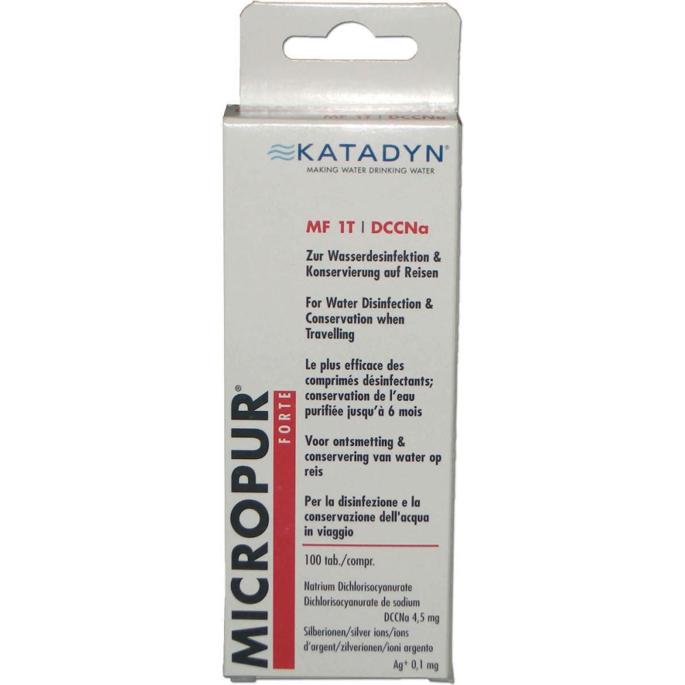 Ταμπλέτες καθαρισμού νερού KATADYN Micropur Forte (100 τεμ)