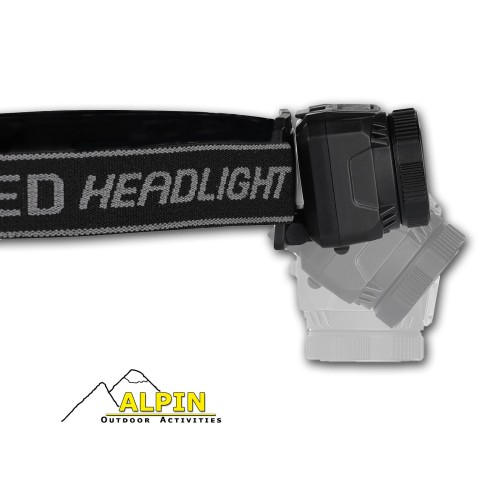 Φακος κεφαλης ALPIN 500Lm Focus Sensor Red/White Cob