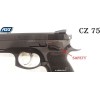 Asg Αεροβόλο Πιστόλι CO2 CZ 75 SP-01 Shadow (Full Metal/Blowback) Blowback Μεταλλικό 4.5mm