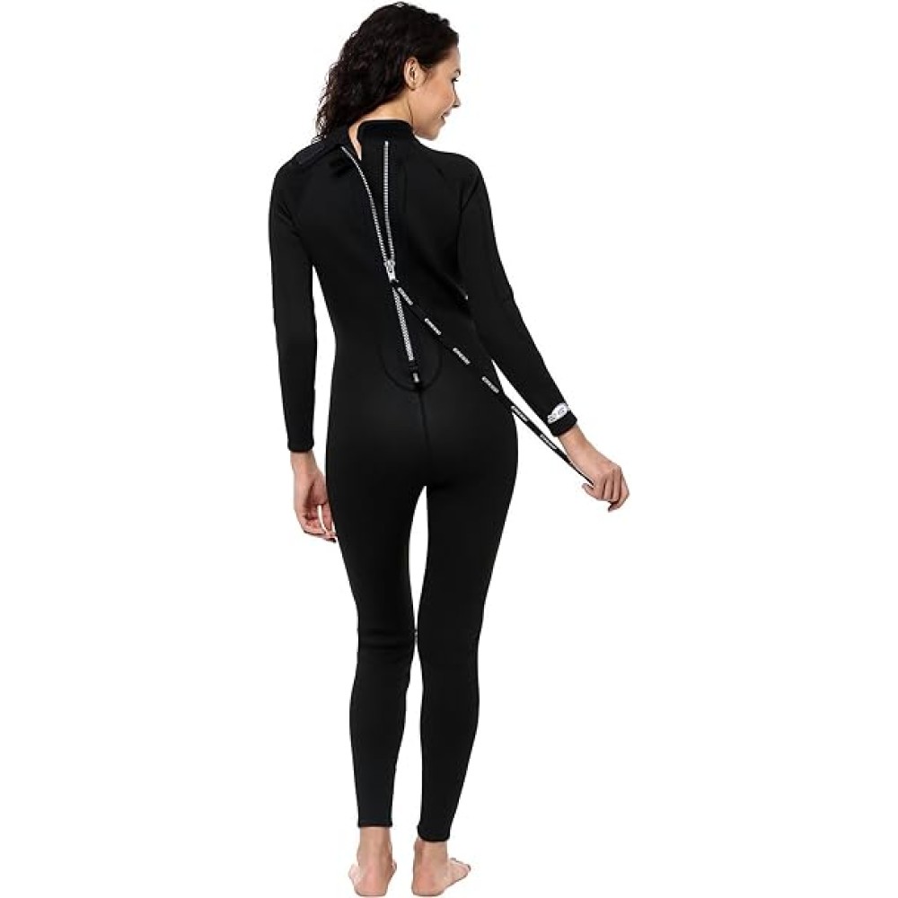 Cressi Women's Summer Lady Wetsuits Premium Neoprene 2.5 mm  Μαύρο