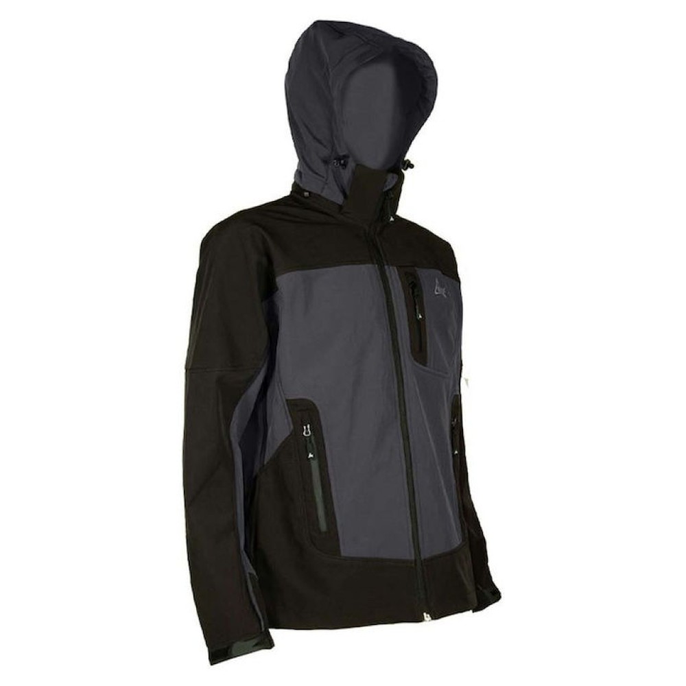 Μπουφάν APU Softshell Himalaya II - μαύρο/γκρί