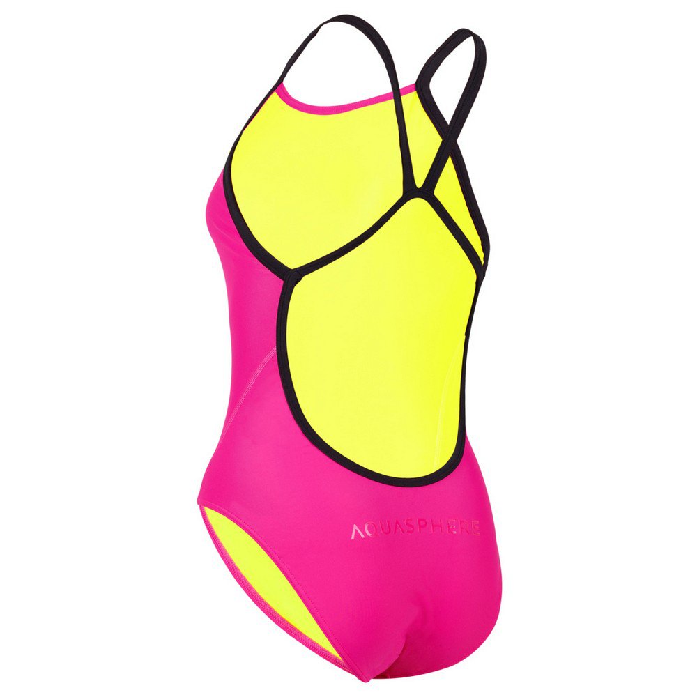 Aquasphere Essential Wide Back Swimsuit - Ρόζ/Μαύρο