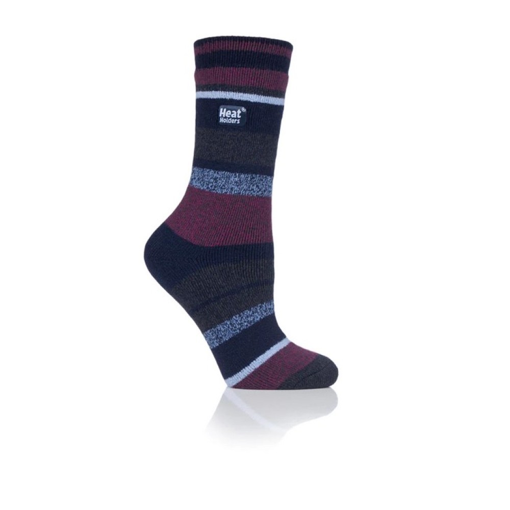 Γυναικείες ΚΑΛΤΣΕΣ HEAT HOLDERS Jacquard Lite - Navy/Purple