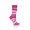 Γυναικείες ΚΑΛΤΣΕΣ HEAT HOLDERS Lite Jacquard Stripe Socks - Clayton - Pink