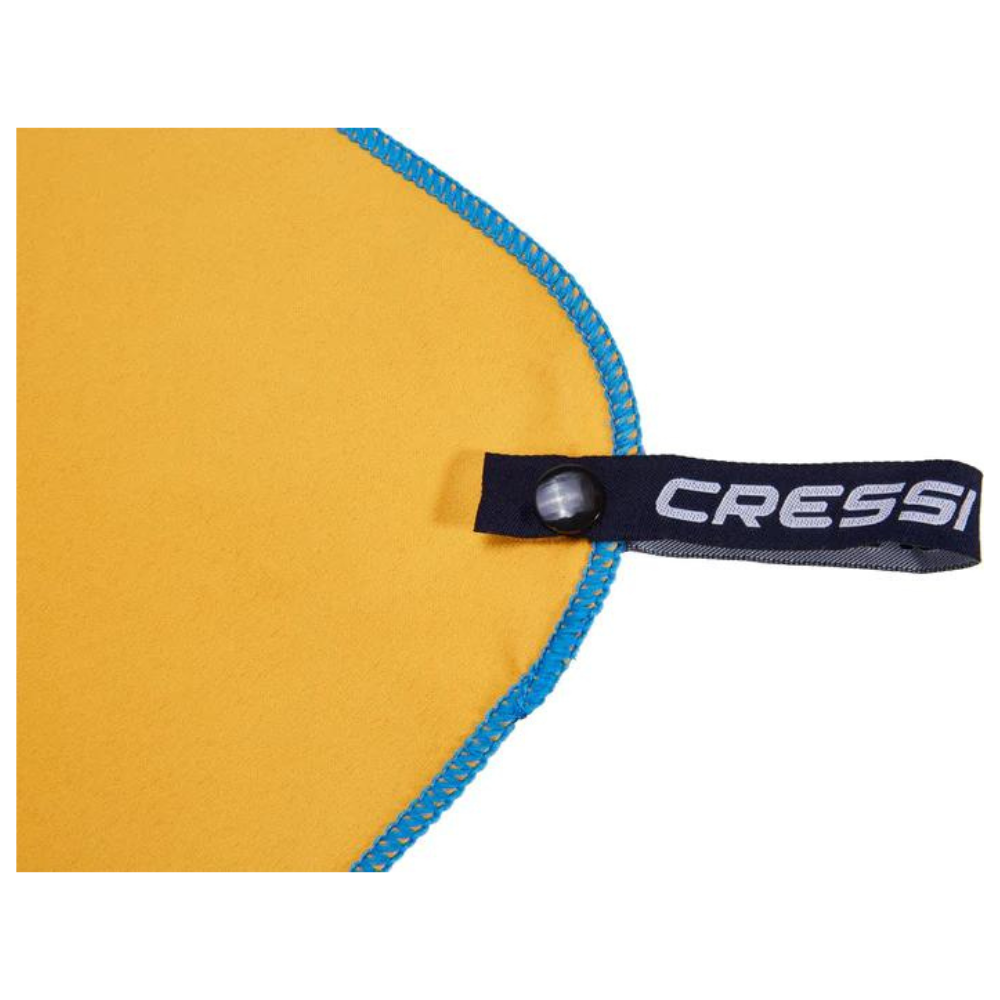 ΠΕΤΣΕΤΑ MICROFIBER CRESSI FAST DRYING ΚΙΤΡΙΝΟ/ΓΑΛΑΖΙΟ 80Χ160εκ