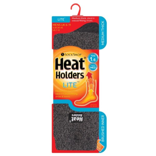 Ανδρικές κάλτσες HEAT HOLDERS Lite Dunlin - ανθρακί / γκρι