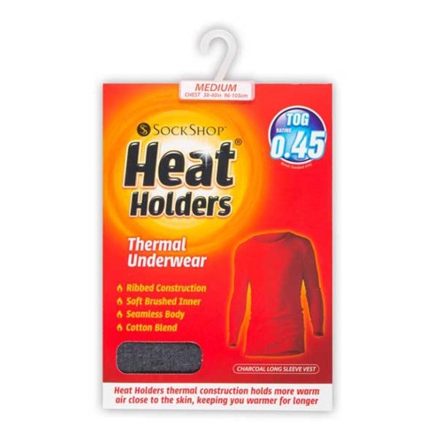 ΙΣΟΘΕΡΜΙΚΟ HEAT HOLDERS LONG SLEEVE VEST CHARCOAL ΑΝΔΡΙΚΟ