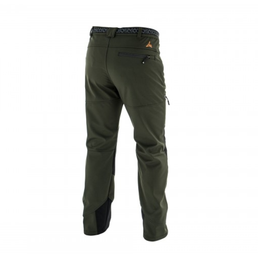 Apu Lhotse Softshell Ανδρικό Μακρύ Παντελόνι Πεζοπορίας Πράσινο