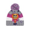 Σκούφος για κορίτσια HEAT HOLDERS turnover με pom pom & γάντια