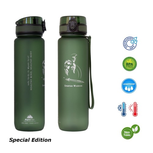 Παγούρι Spartan Warrior 1000ml ALPINTEC - σκούρο Πράσινο