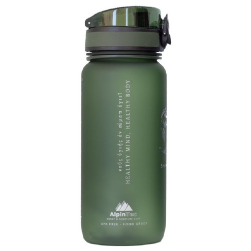Παγούρι ALPINTEC Spartan Warrior 650ml - σκούρο πράσινο