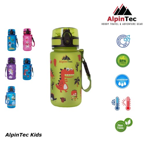 Παγούρι ALPINTEC Kids 350ml Dino- πράσινο