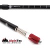 Μπατόν πεζοπορίας ALPITEC Eagle antishock - μαύρο