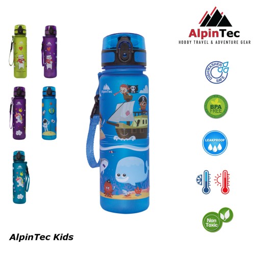 Παγούρι ALPINTEC Kids 500ml Pirates - μπλε