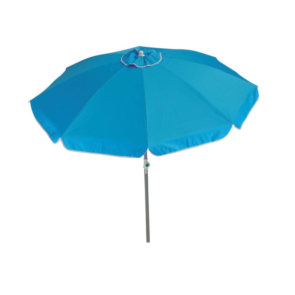 ΟΜΠΡΕΛΑ ΠΑΡΑΛΙΑΣ SABBIA Fiberglass ?200cm ΜΠΛΕ