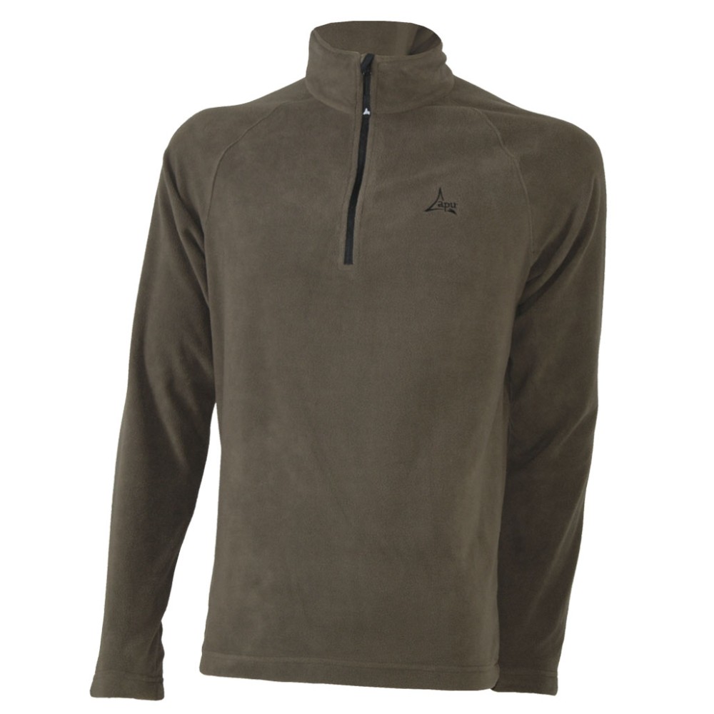 Μπλούζα Fleece APU Api Half Zip Χακί
