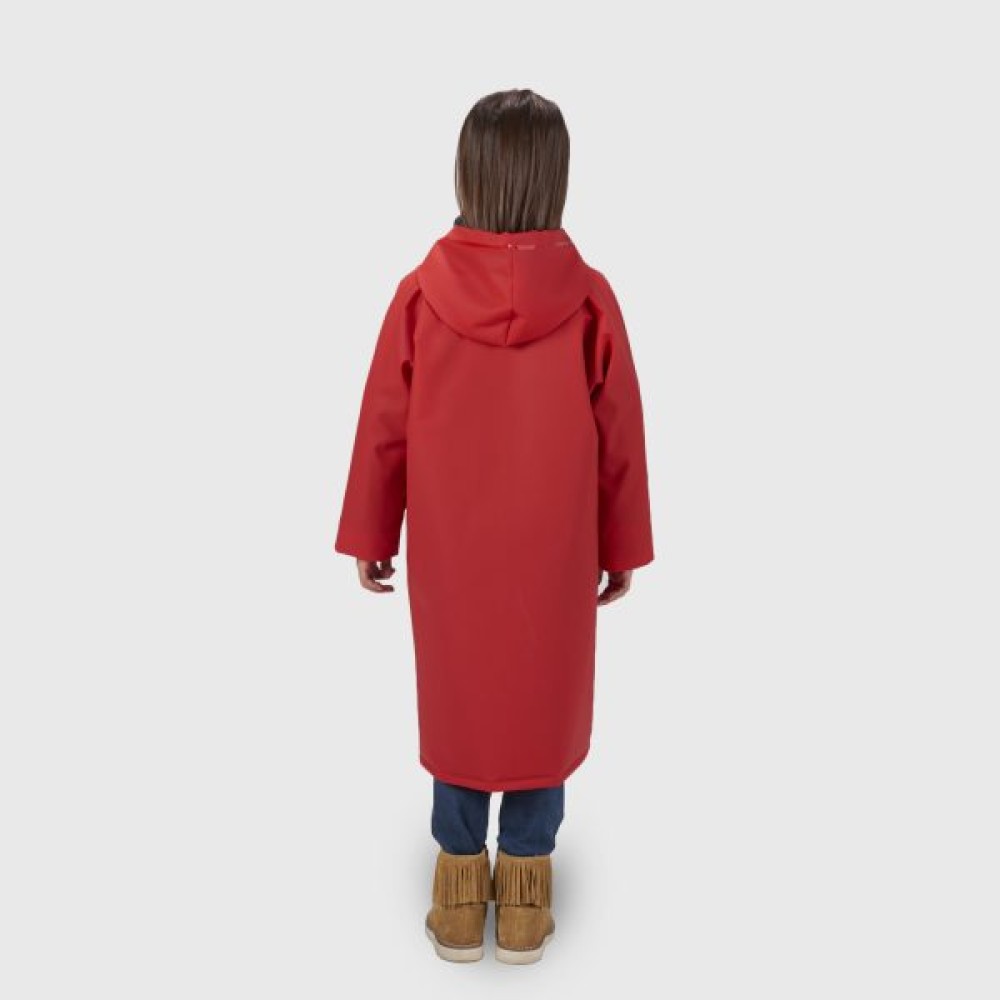 Παιδική αδιάβροχη καπαρντίνα ANORAK Walker® flex – x long - κόκκινη