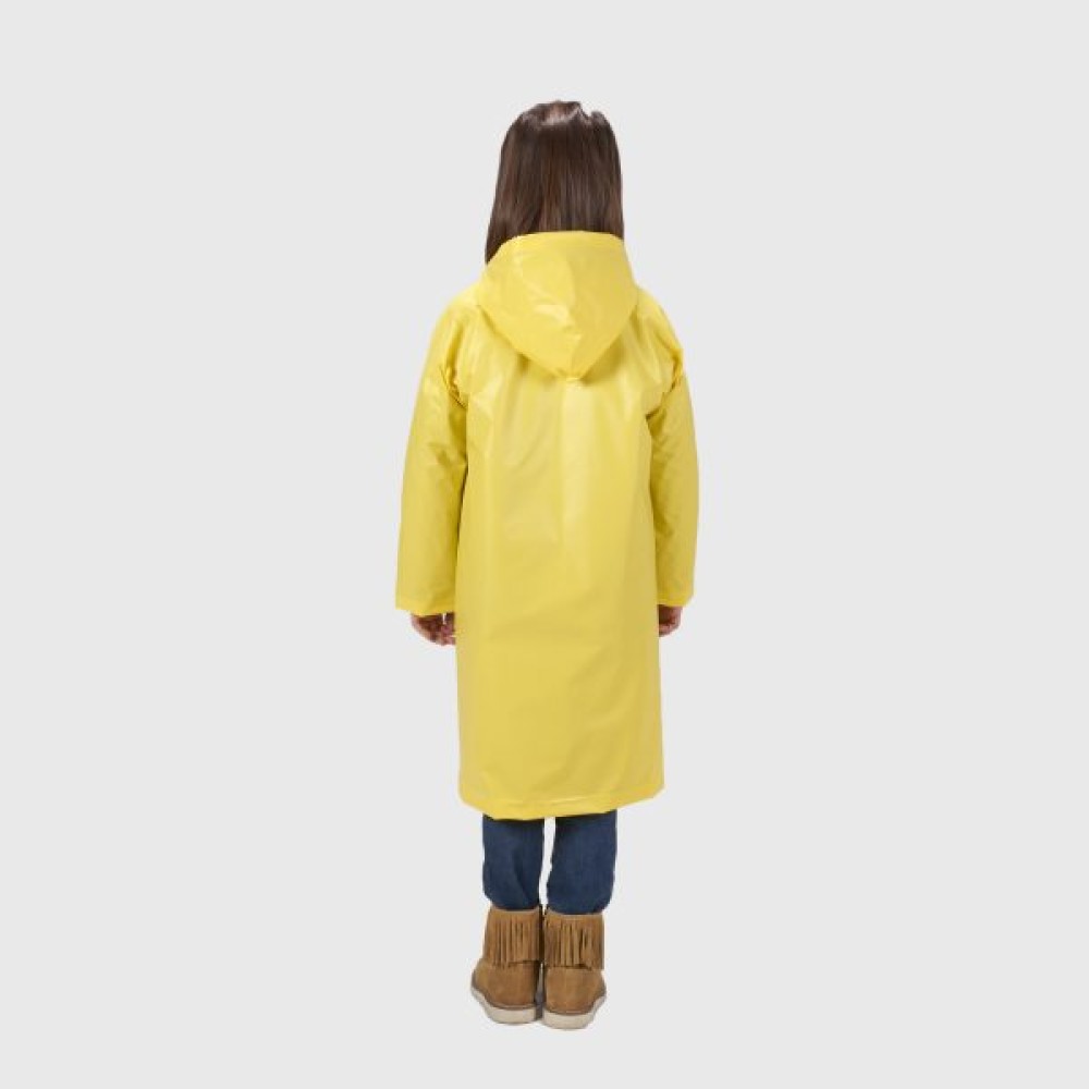 Παιδική αδιάβροχη καπαρντίνα ANORAK Walker® – x long - κίτρινη