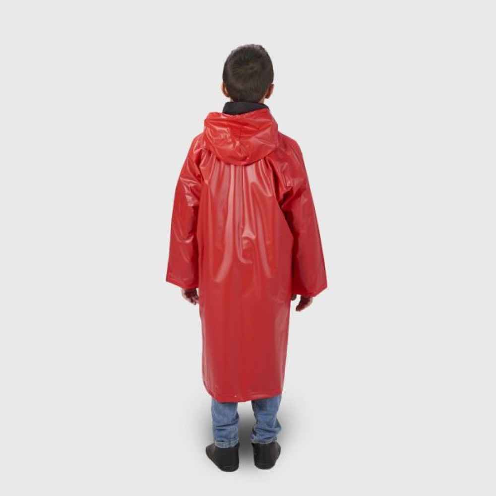 Παιδική αδιάβροχη καπαρντίνα ANORAK Walker® – x long - κόκκινη