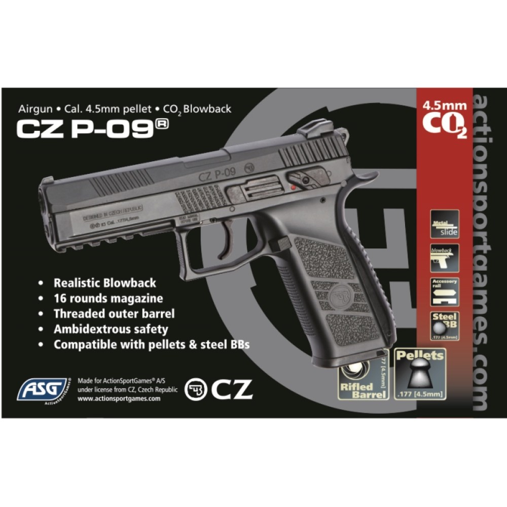 ΑΕΡΟΒΟΛΟ ASG CZP-09 4.5mm Blowback/Pellet