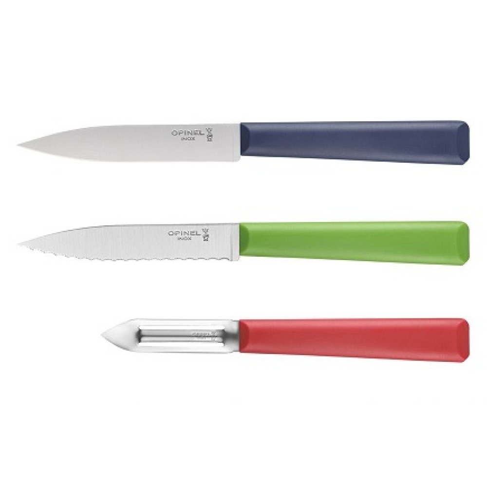 Σετ Μαχαίρια Κουζίνας OPINEL "TRIO Εssentiels+" - New