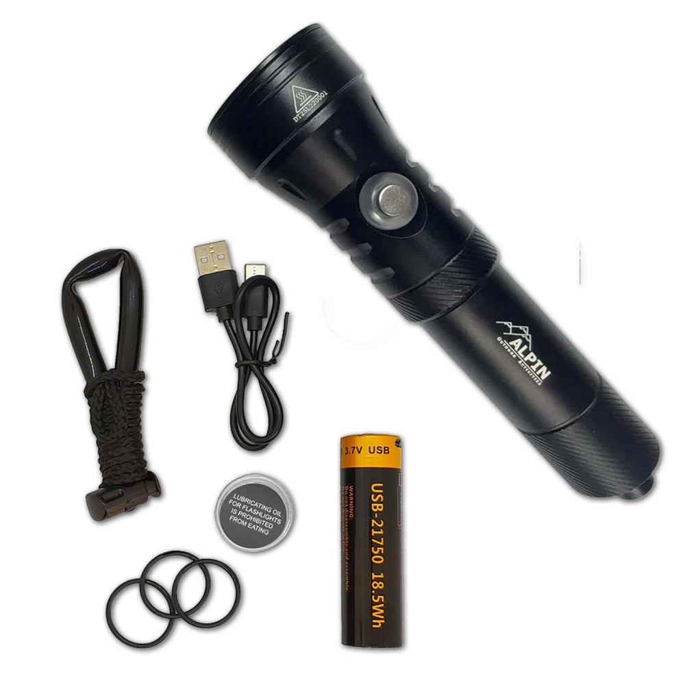 Καταδυτικός φακός ALPIN ES09B HydroSphere2 2000lm