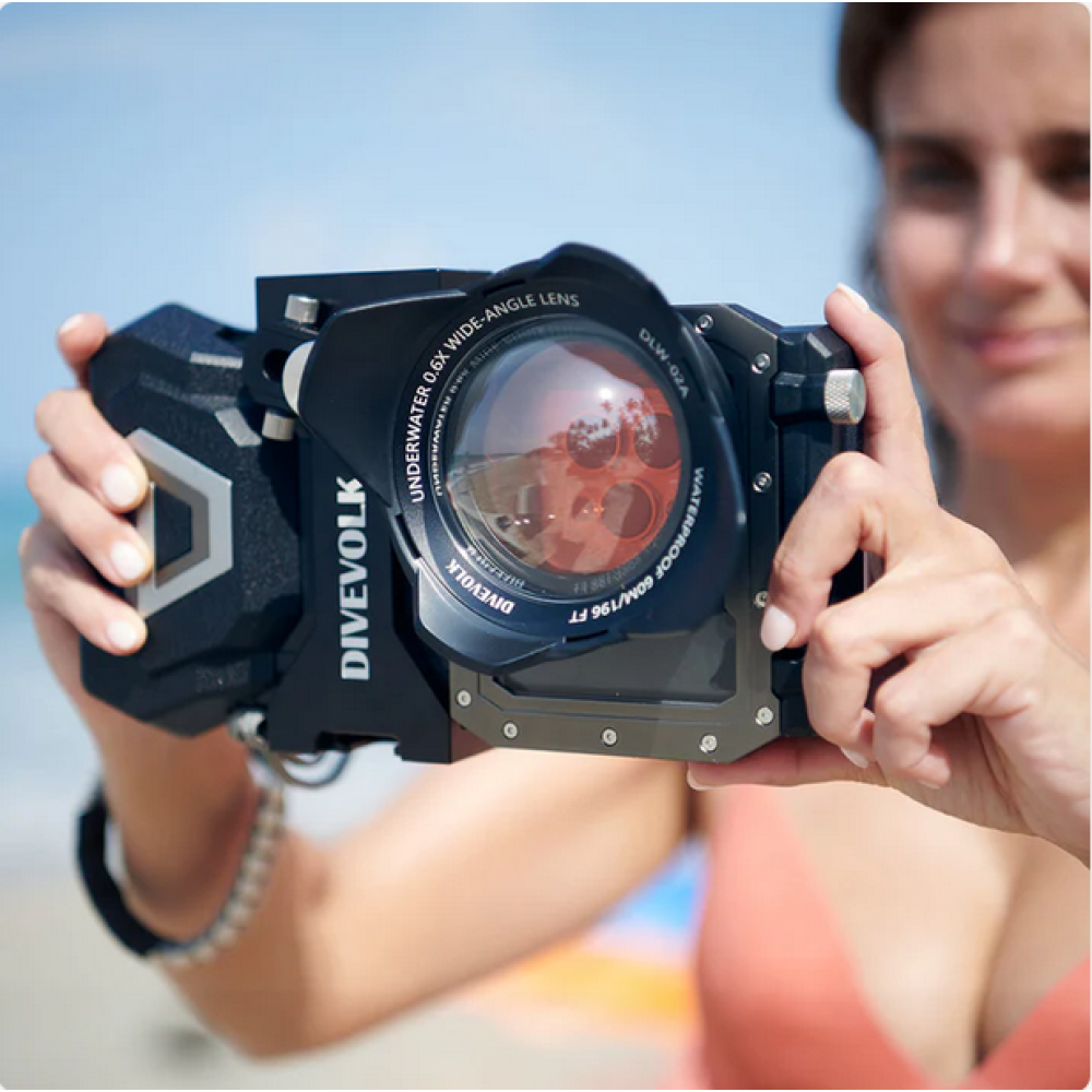 New DIVEVOLK OCEAN KIT - SeaTouch 4 Max Underwater housing Ocean Kit for iPhone and most Android smartphone.