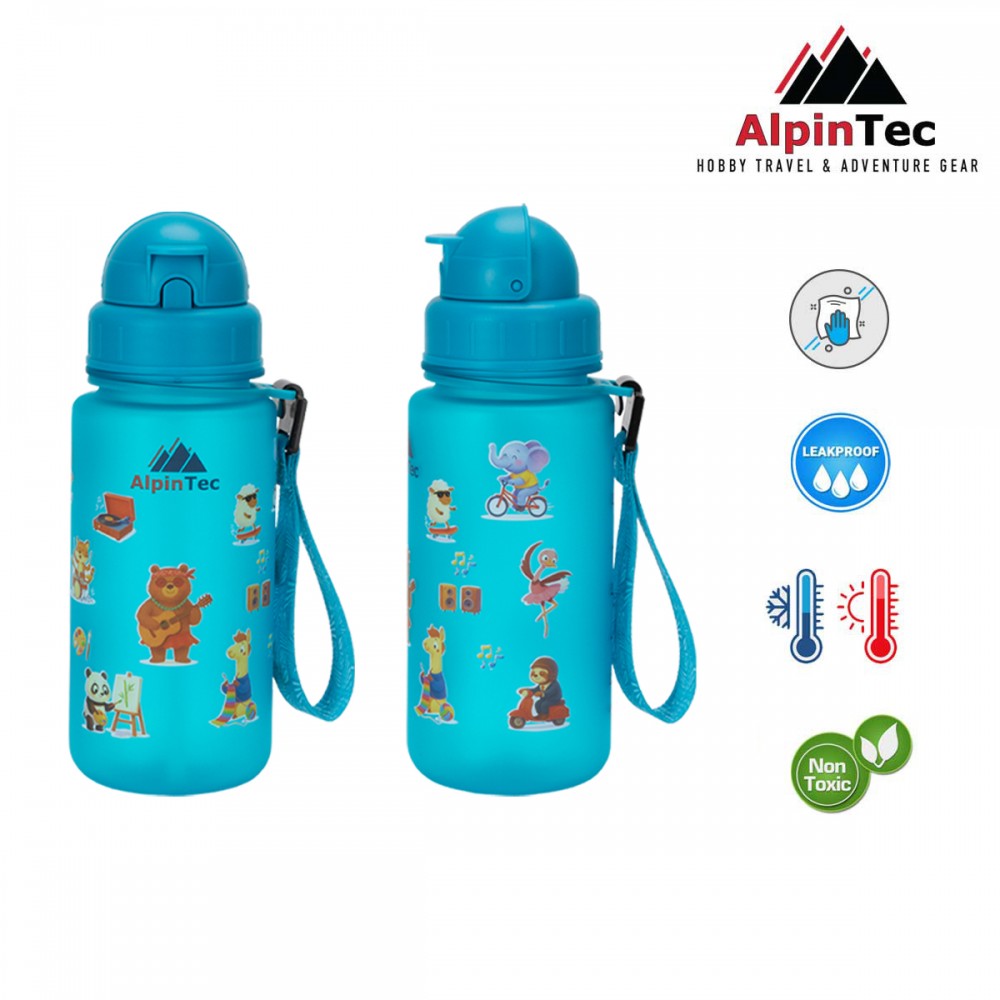 Παγούρι ALPINTEC 400ml Hobby Animals - μπλε