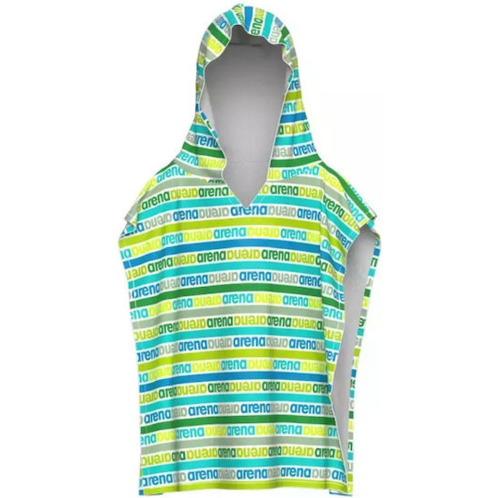 Arena Kids Terry Poncho Παιδικό Μπουρνούζι  - Lime