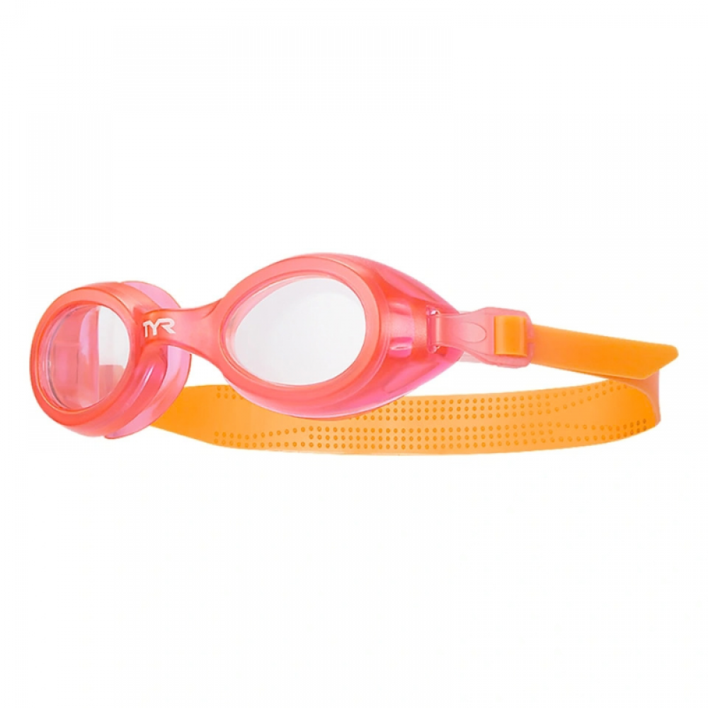 TYR AQUA BLAZE KID’S GOGGLES // PINK-ORANGE