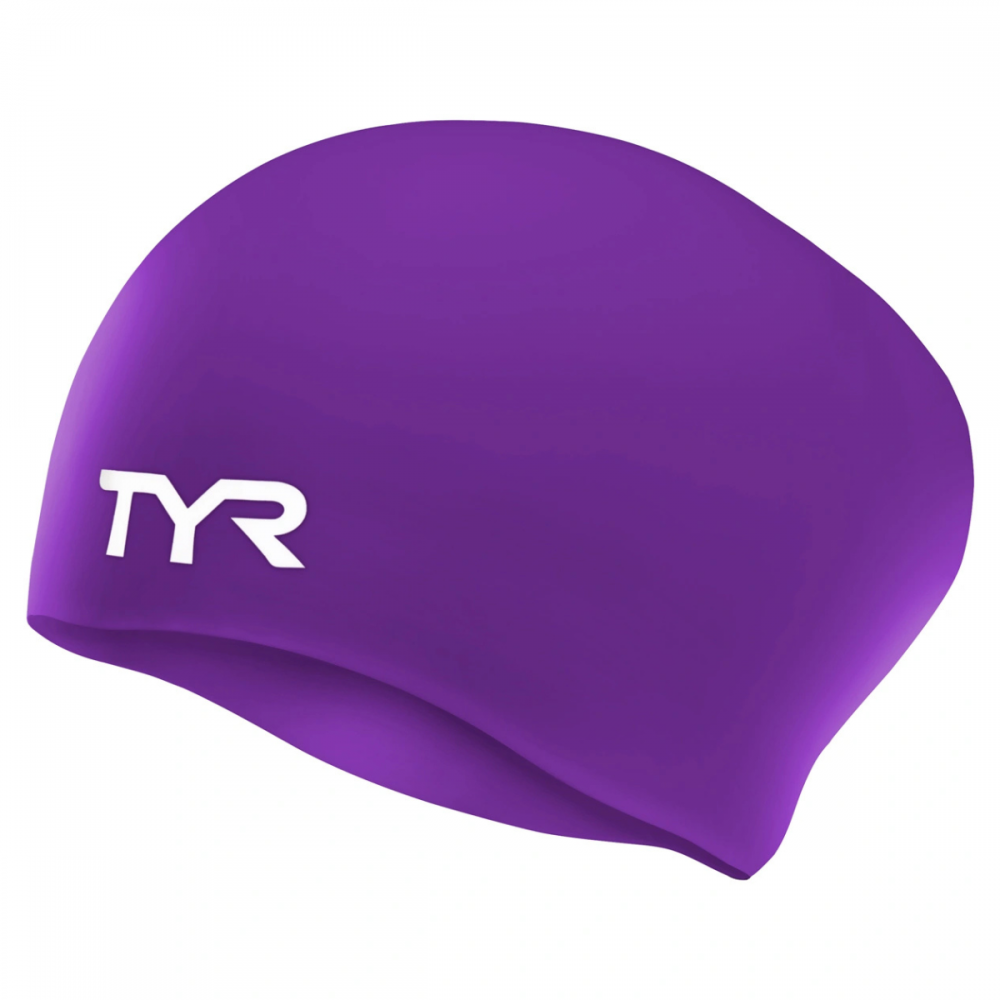 TYR ADULT SILICONE LONG HAIR WRINKLE-FREE SWIM CAP  // ΜΩΒ
