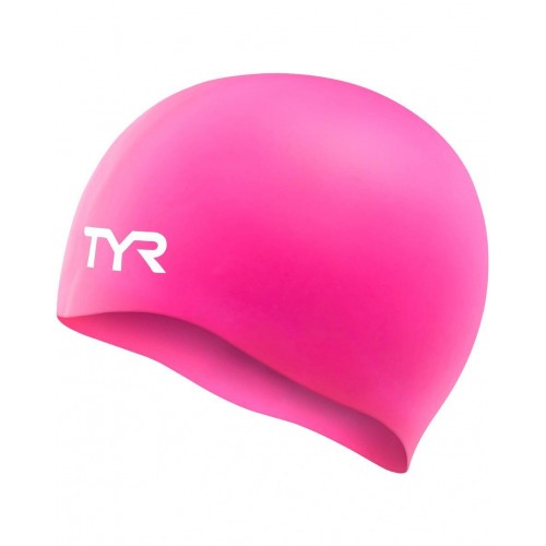 TYR ADULT SILICONE WRINKLE-FREE SWIM CAP  // ΡΟΖ