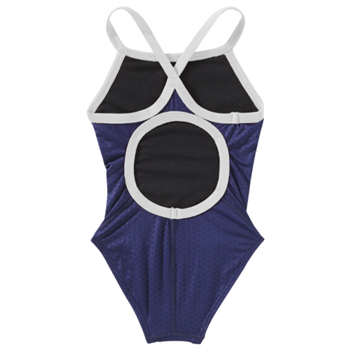 TYR Girls Durafast Elite® Diamondfit Swimsuit – Hexa - Navy