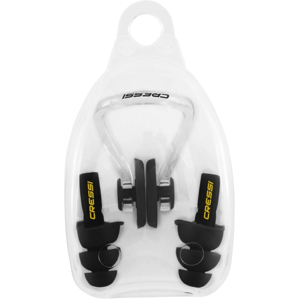 Cressi Aqua Kit Ear Plugs + Nose Clip // Μαύρο