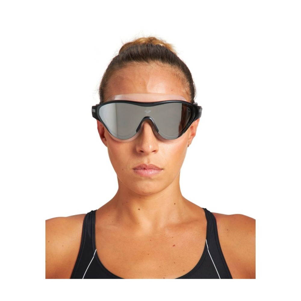 ARENA The One Mirror Mask // Silver-Black