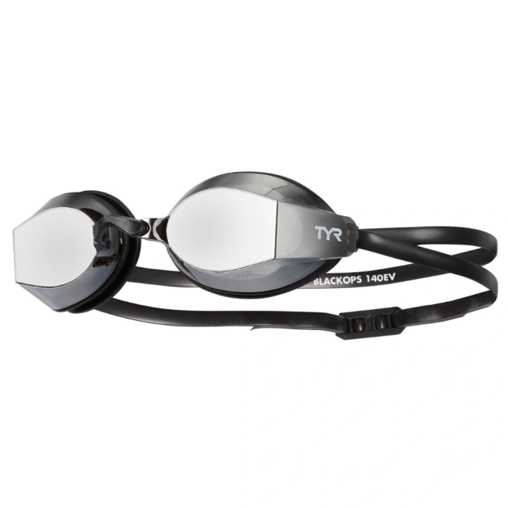 TYR ADULTS BLACK OPS EV MIRRORED RACING GOGGLES //  ΑΣΗΜΙ/ΜΑΥΡΟ