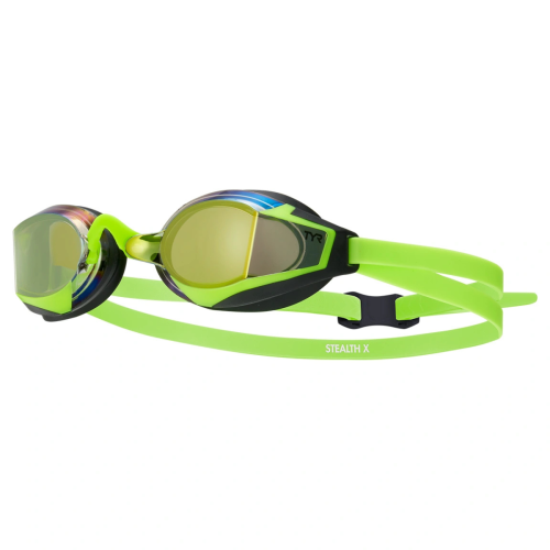 TYR ADULT STEALTH-X MIRRORED RACING // ELEC LIME
