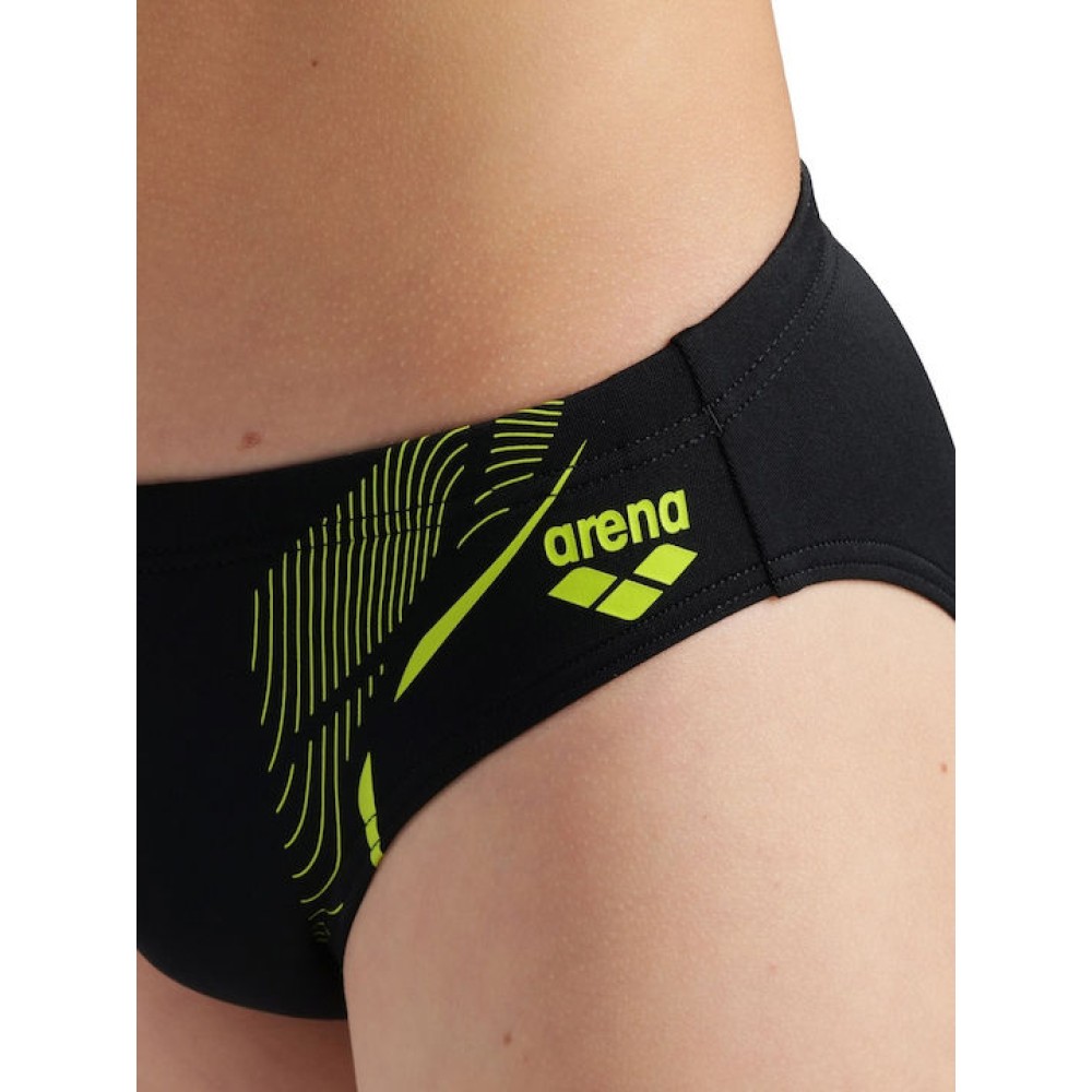 ΠΑΙΔΙΚΟ - ΕΦΗΒΙΚΟ ΜΑΓΙΟ ARENA SWIM BRIEFS GRAPHIC // Μαύρο-Πράσινο